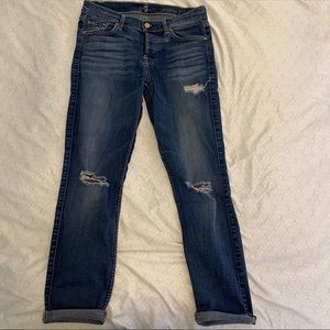 7 For All Mankind Women’s Ripped Jeans